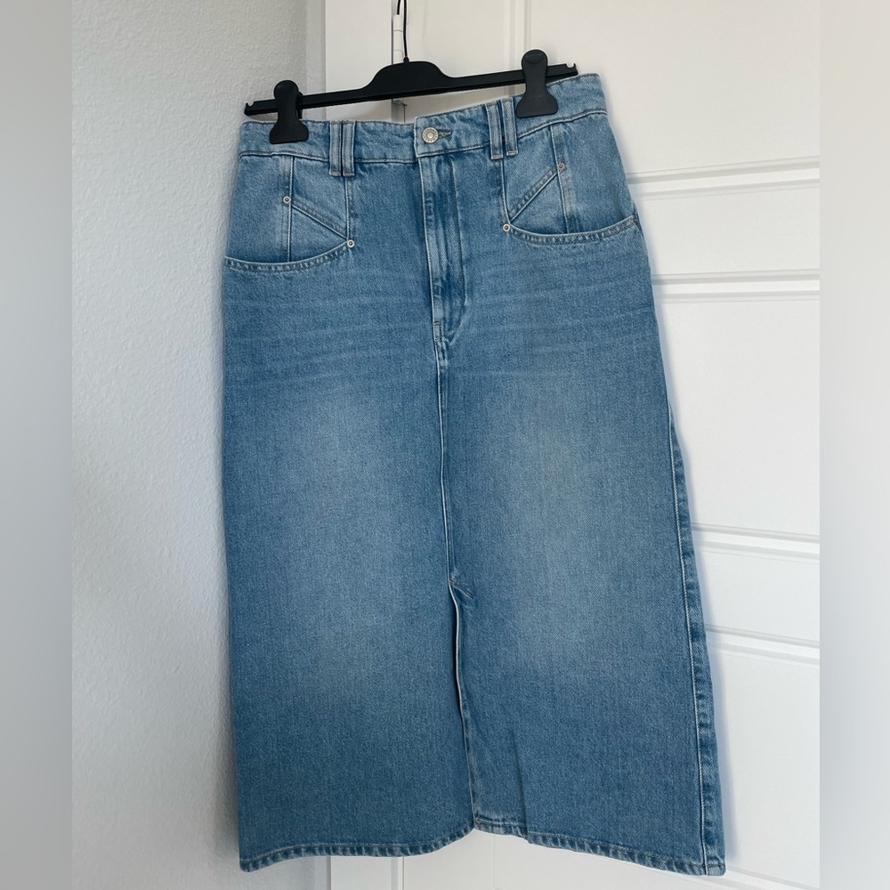 Isabel Marant Denim Midi Skirt